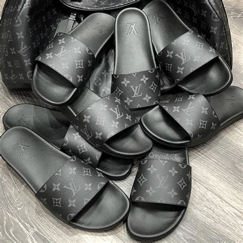 lv sludes|louis vuitton slides for ladies.